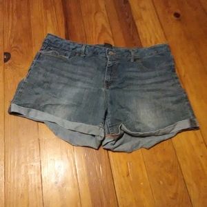 Size 18 denim shorts